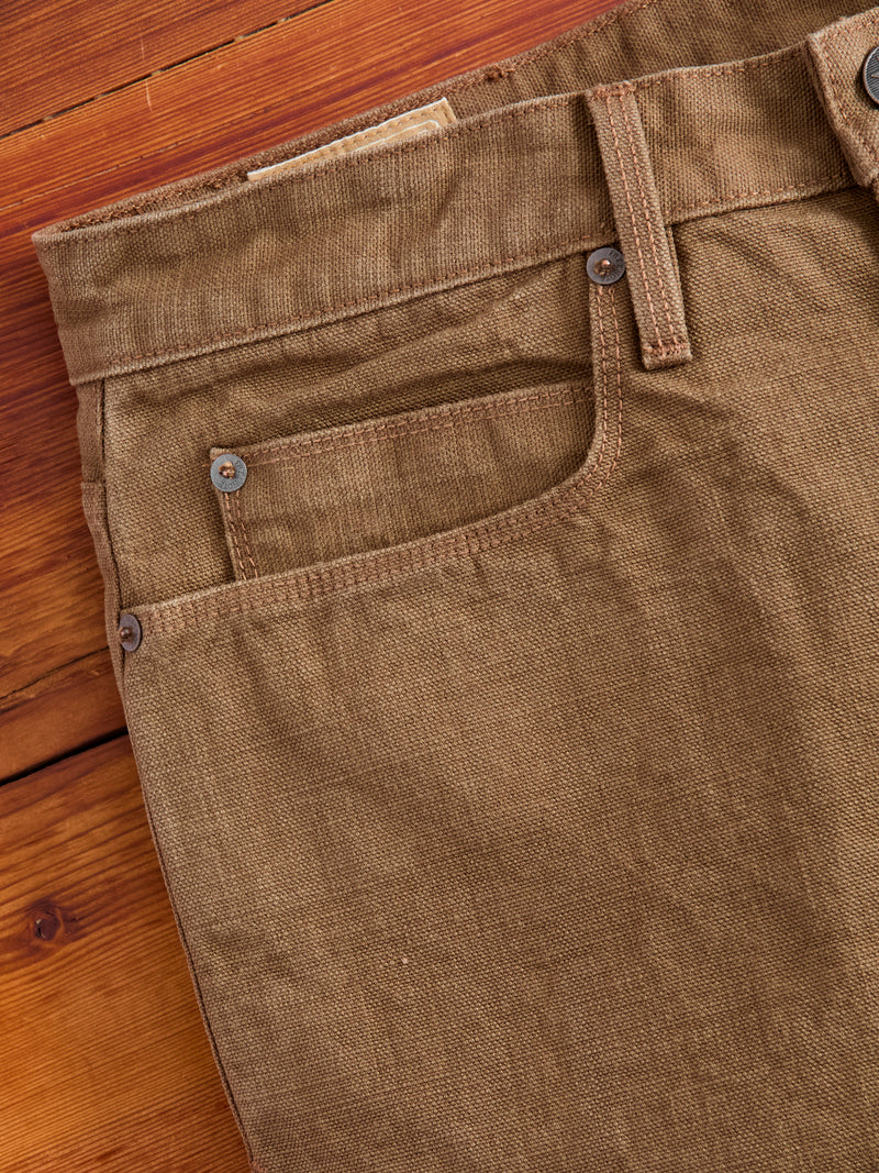 Rialto Pant in Dark Tan