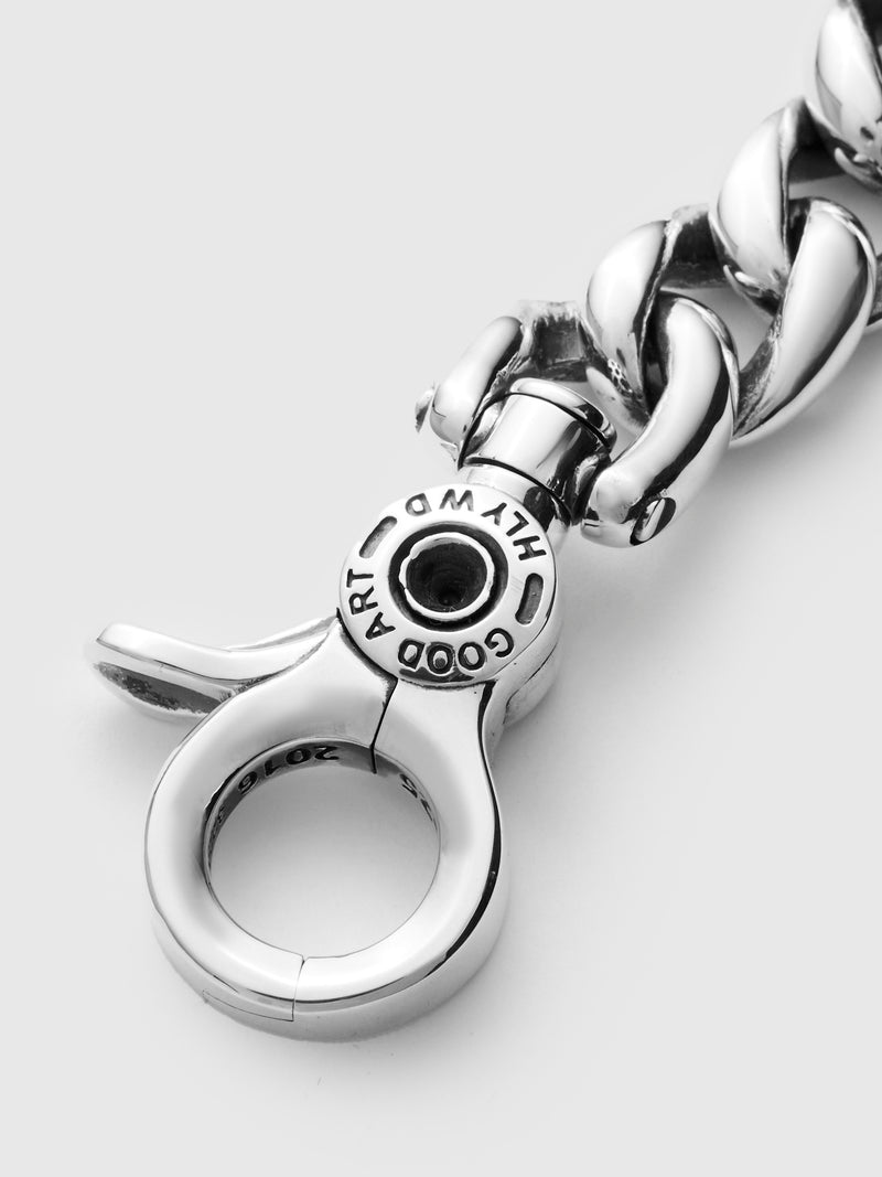 Big Eye Clip 16 Keychain in Sterling Silver