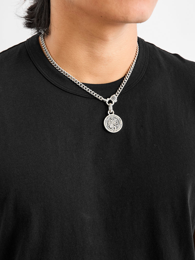 Saint Christopher Pendant in Sterling Silver