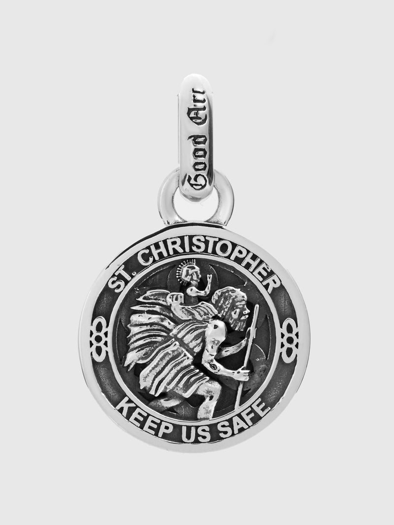 Saint Christopher Pendant in Sterling Silver