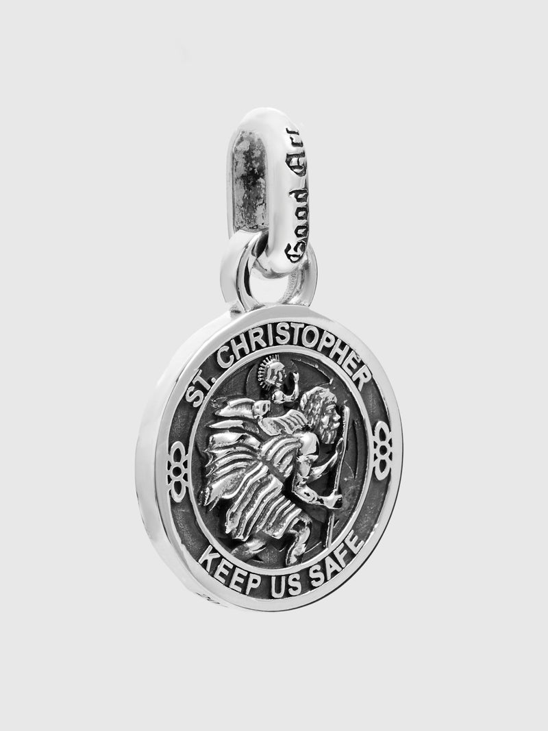 Saint Christopher Pendant in Sterling Silver