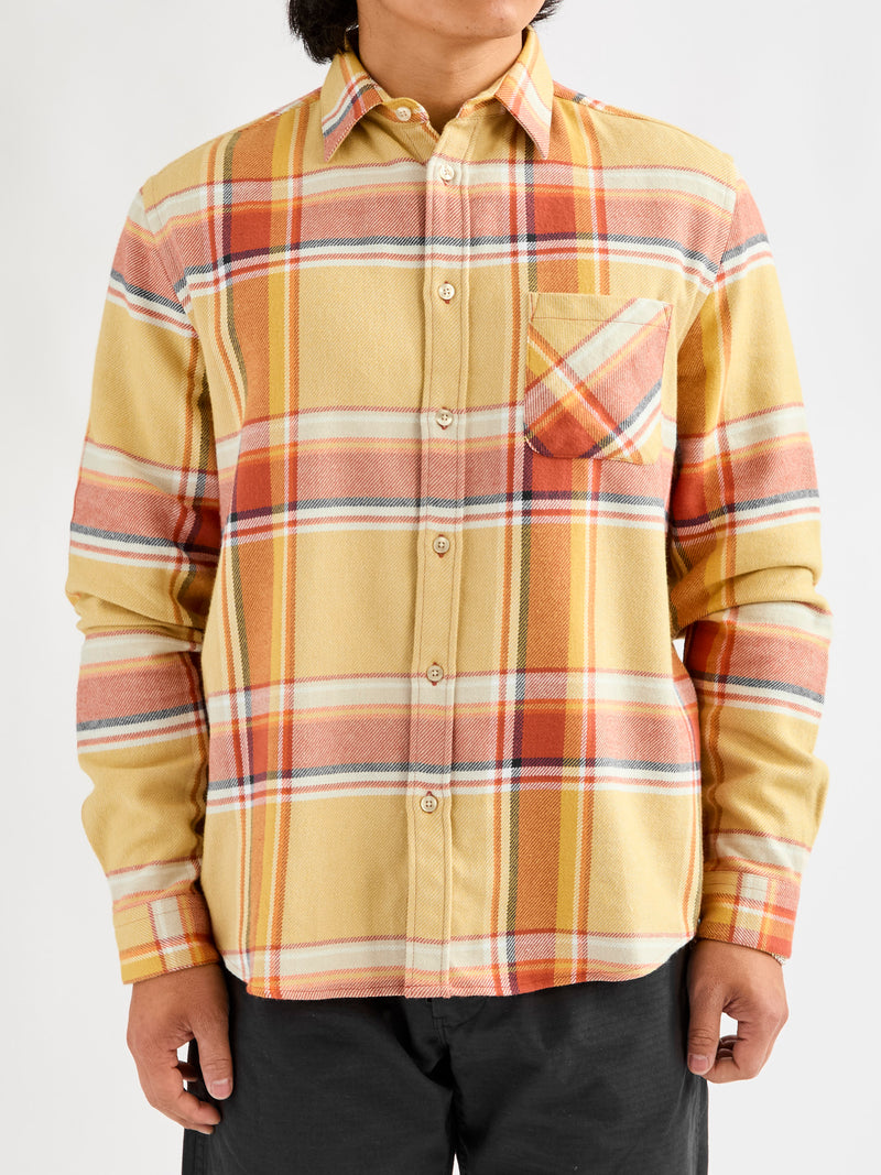 Ramo Button-Up Shirt in Marigold