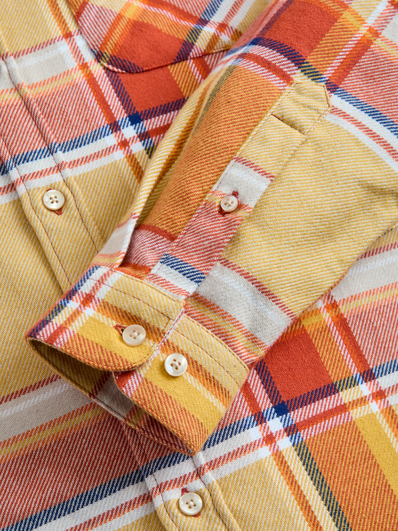 Ramo Button-Up Shirt in Marigold