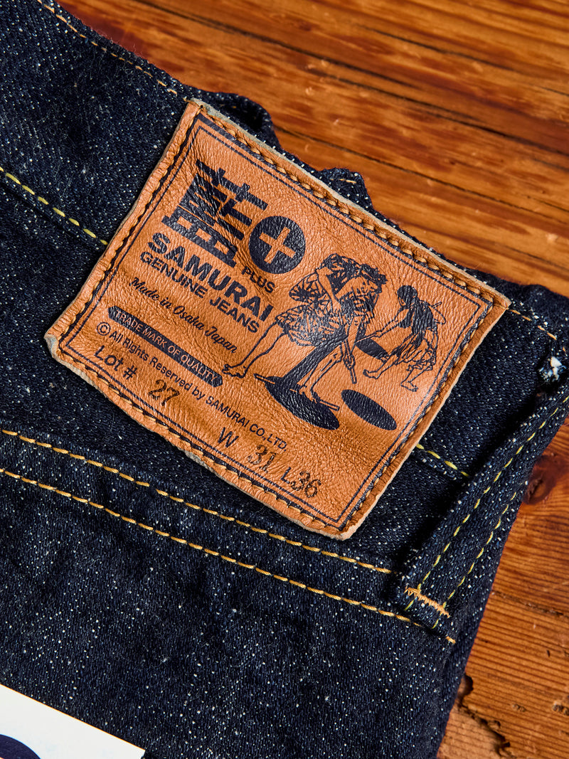 S500AX "Ai-Plus" 18oz Natural Indigo Selvedge Denim - Regular Straight Fit