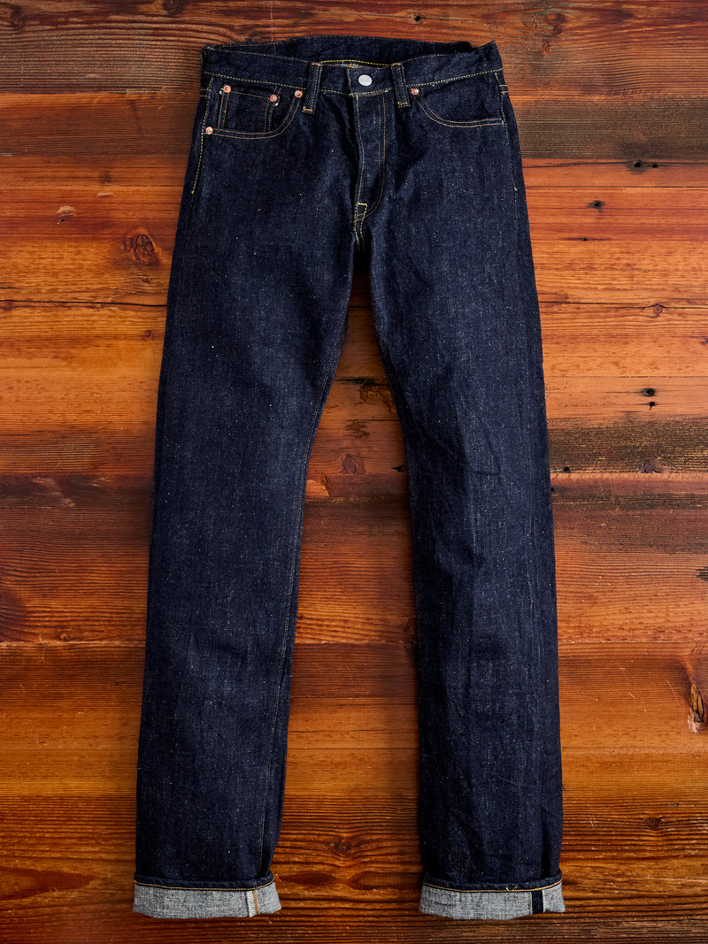 S500AX "Ai-Plus" 18oz Natural Indigo Selvedge Denim - Regular Straight Fit