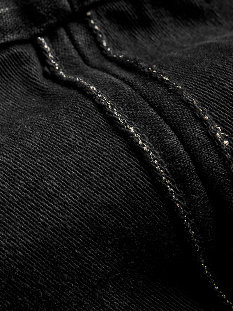 SJ52BK 15oz Slub Selvedge Chino in Black