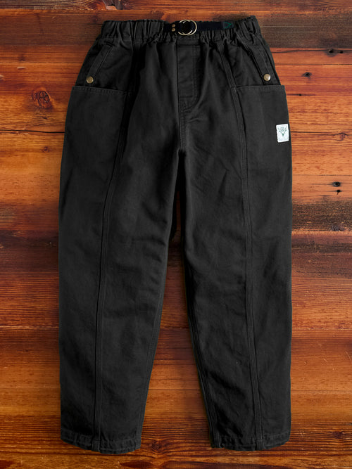 11.5oz Cotton Canvas Belted C.S Pant in Black