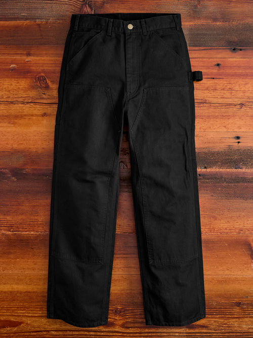 11.5oz Cotton Canvas Painter Pant in Black