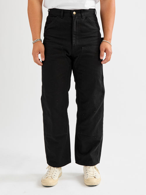 11.5oz Cotton Canvas Painter Pant in Black