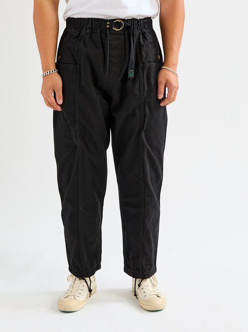 11.5oz Cotton Canvas Belted C.S Pant in Black