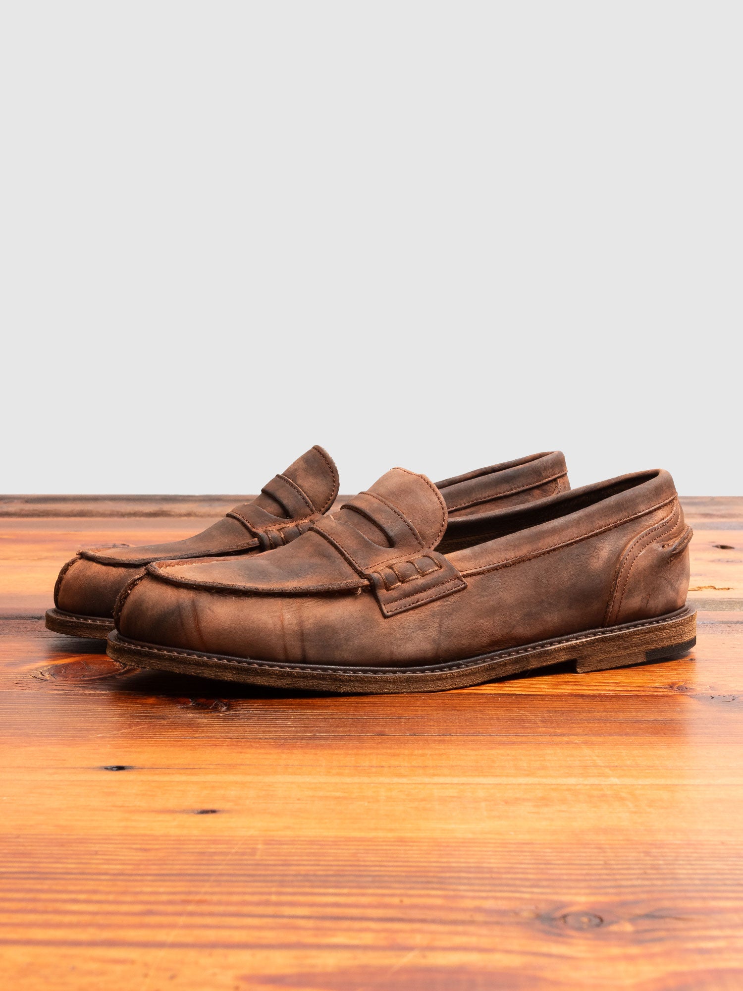 Slouchy Loafers in Dark Brown