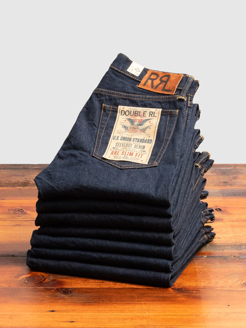 15oz Rinsed Selvedge Denim - Slim Fit