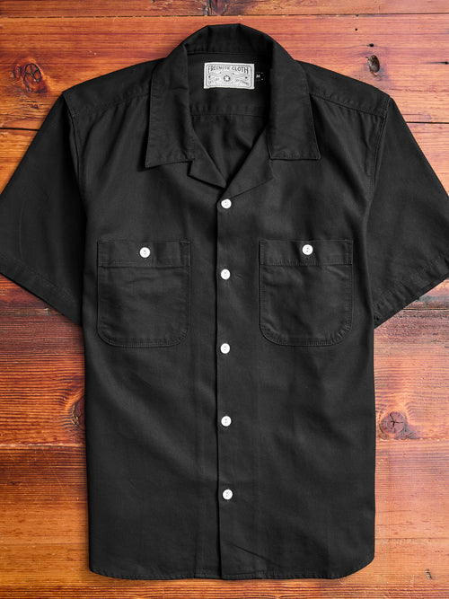 Dayton Short Sleeve Work Shirt in Obsidian