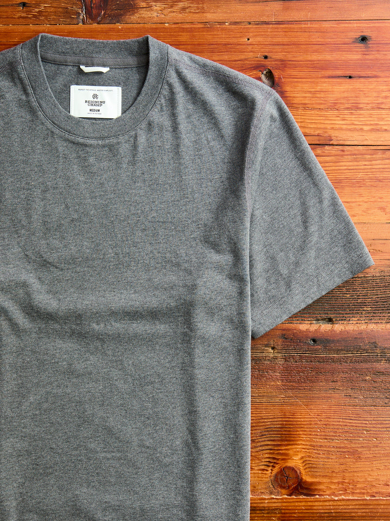 Midweight Classic T-Shirt in Heather Carbon