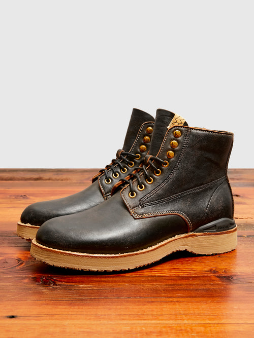 Lambskin Virgil Boots-Folk in Black