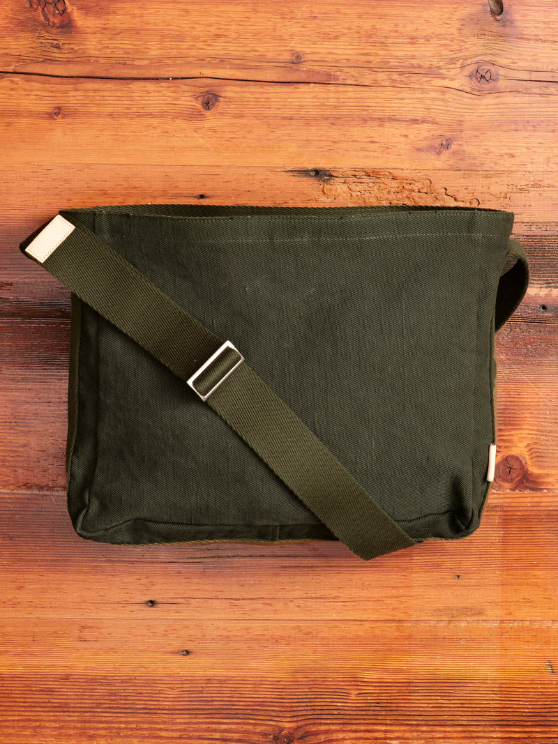 Square Shoulder Bag in Khaki Green