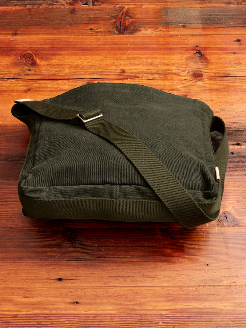 Square Shoulder Bag in Khaki Green