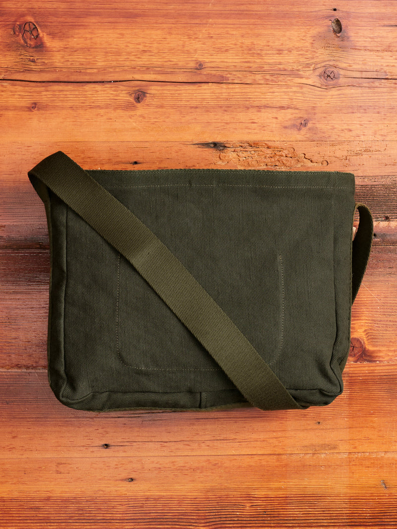 Square Shoulder Bag in Khaki Green