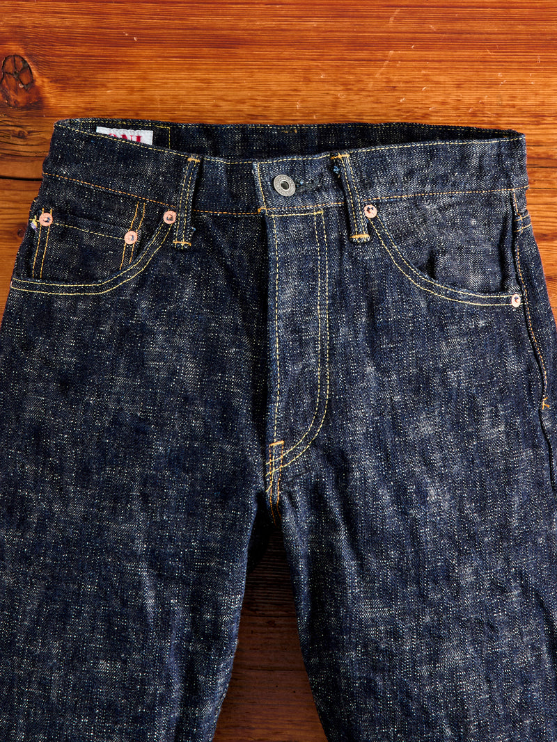 246 "Kasuri" 17oz Slub Selvedge Denim - Clean Straight Fit