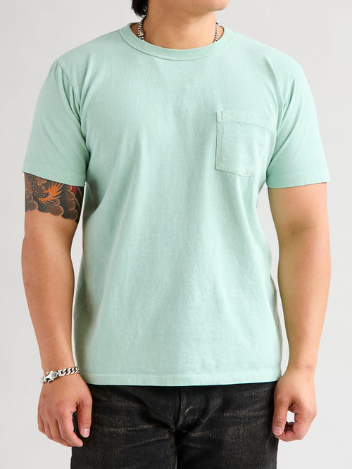 Pigment Dyed Pocket Tee in Nephrite