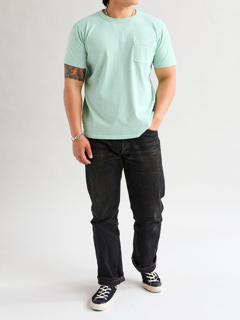 Pigment Dyed Pocket Tee in Nephrite