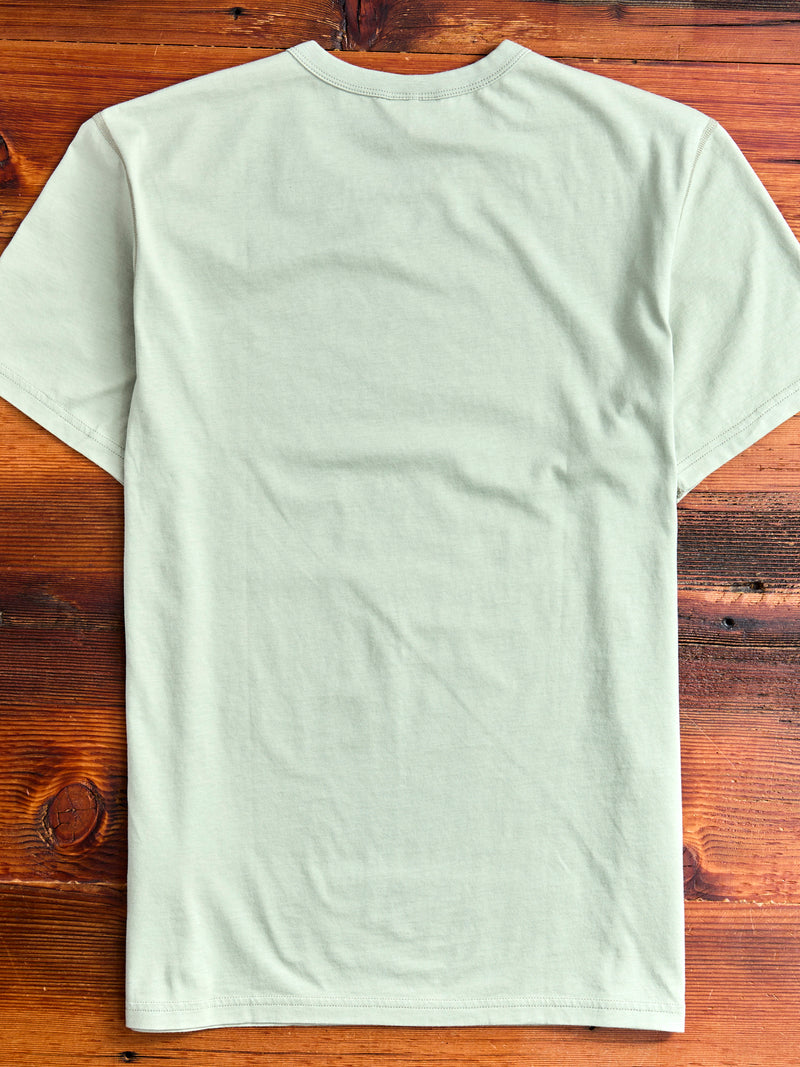 Lightweight Jersey T-Shirt in Mineral Green