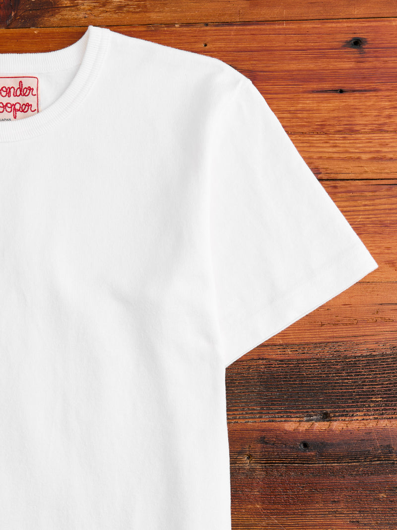 Double Heavyweight 12.1oz T-Shirt in White