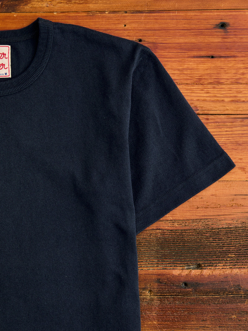 Double Heavyweight 12.1oz T-Shirt in Navy