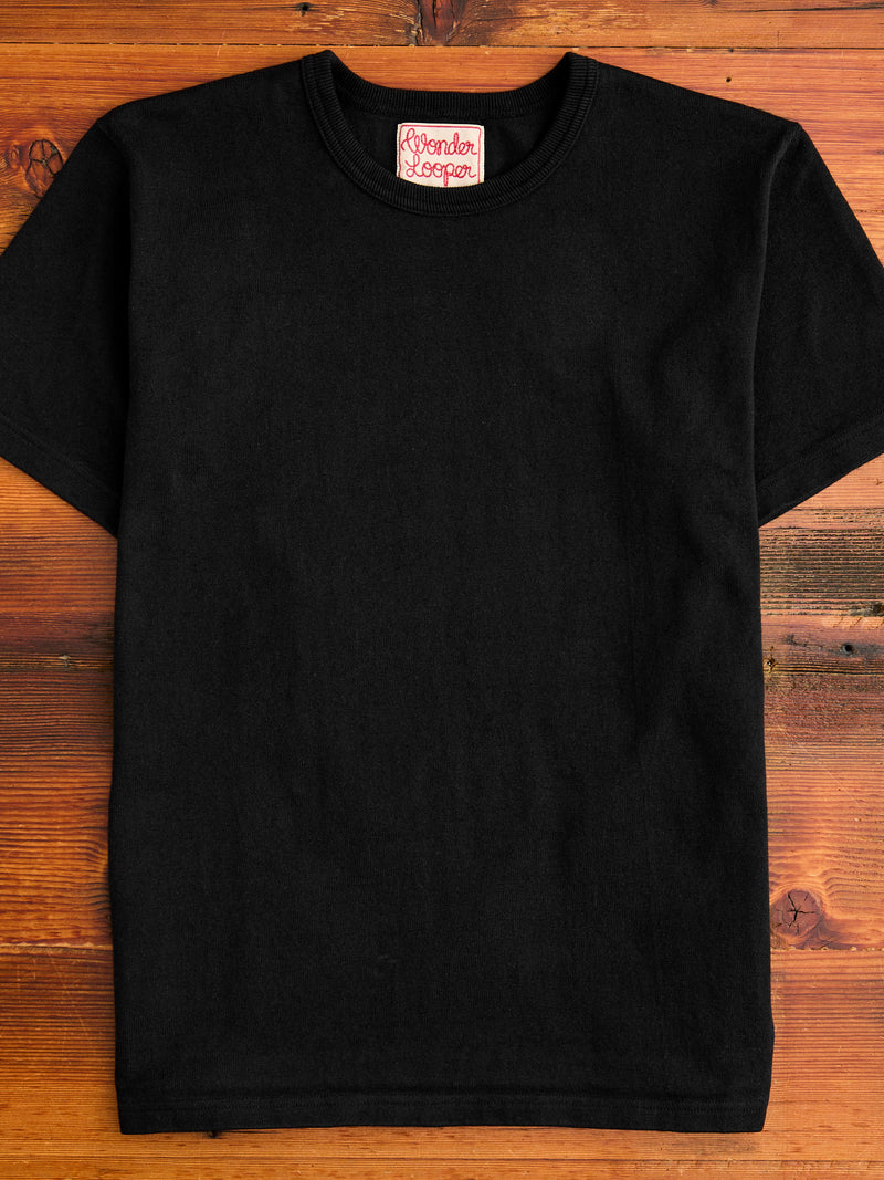 Double Heavyweight 12.1oz T-Shirt in Black