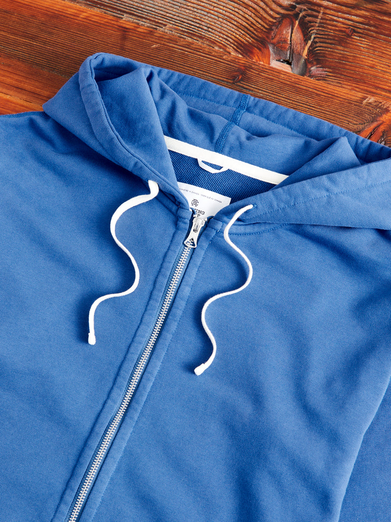 Classic Zip Hoodie in Lapis