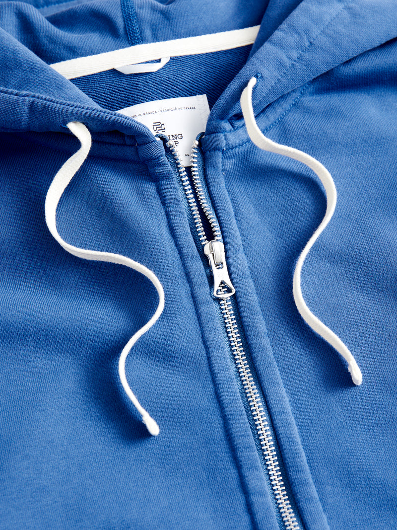 Classic Zip Hoodie in Lapis