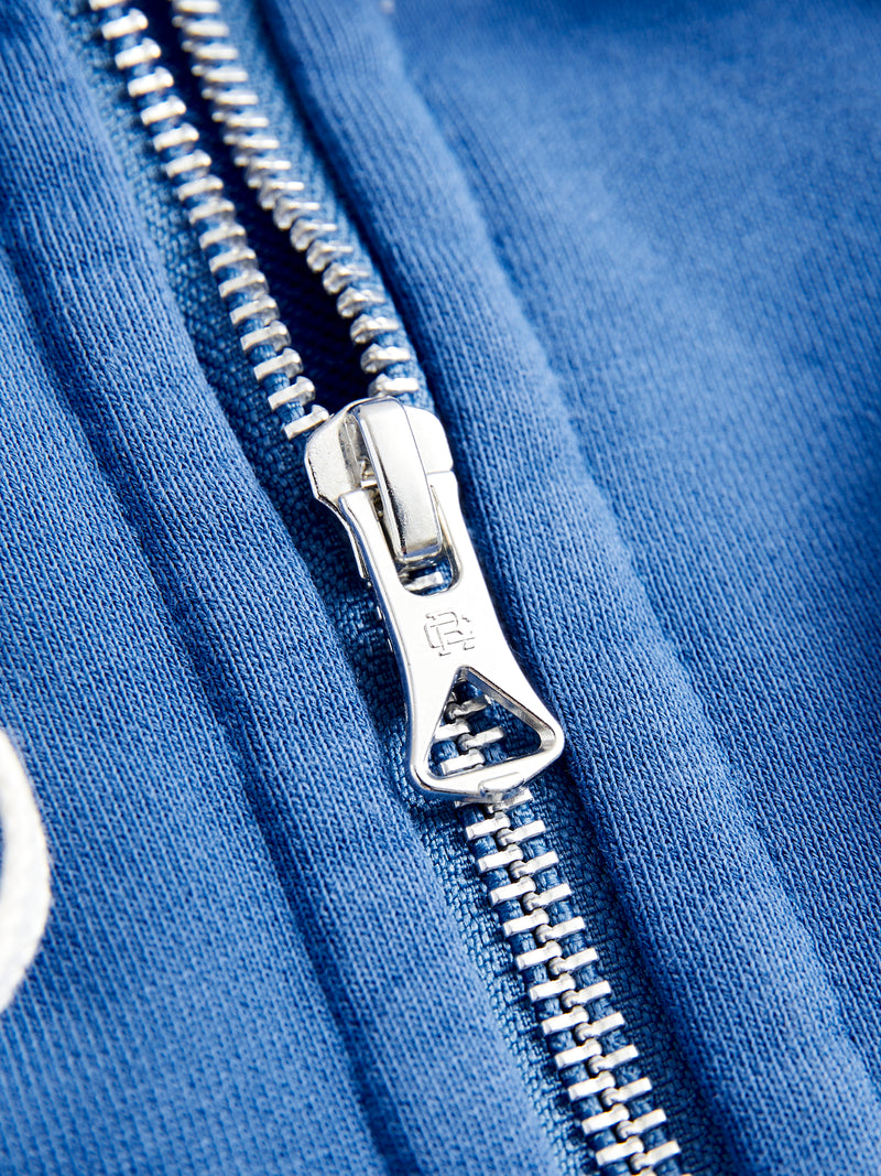 Classic Zip Hoodie in Lapis