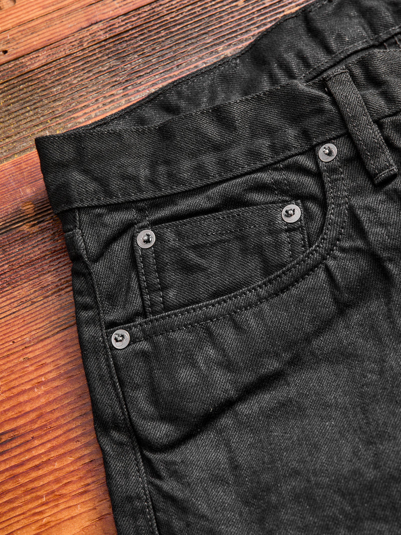 CS-222x 12oz Double Black Selvedge Denim - Classic Straight Fit