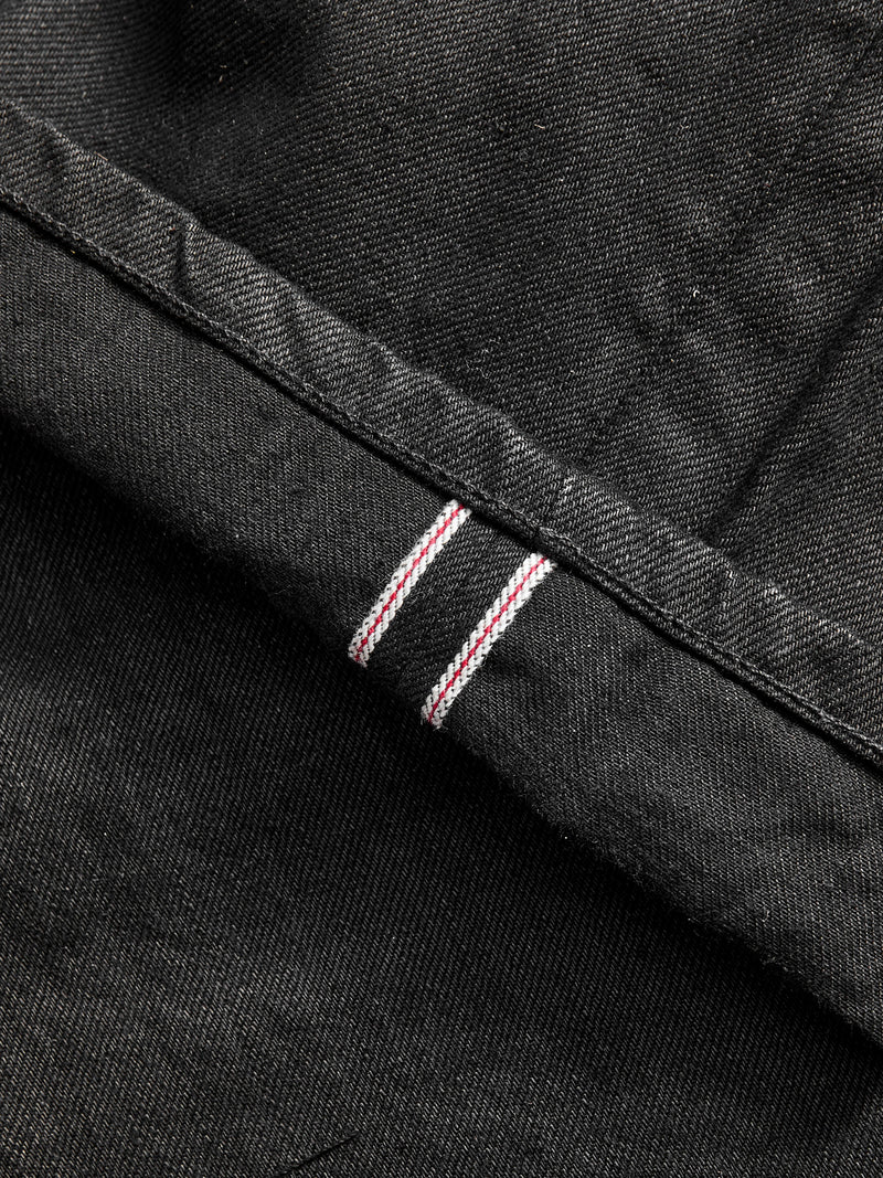 CS-222x 12oz Double Black Selvedge Denim - Classic Straight Fit