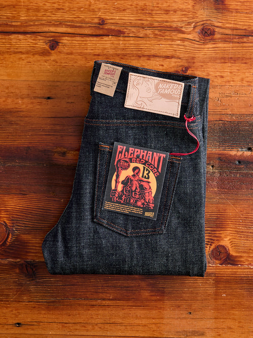 "Elephant 13 - Red Core" 21oz Selvedge Denim - Easy Guy Fit