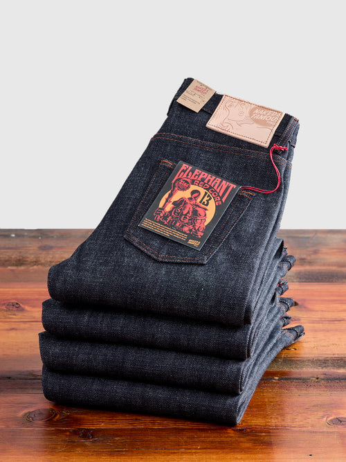 "Elephant 13 - Red Core" 21oz Selvedge Denim - Easy Guy Fit