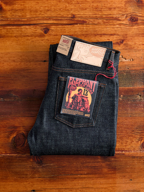 "Elephant 13 - Red Core" 21oz Selvedge Denim - Weird Guy Fit