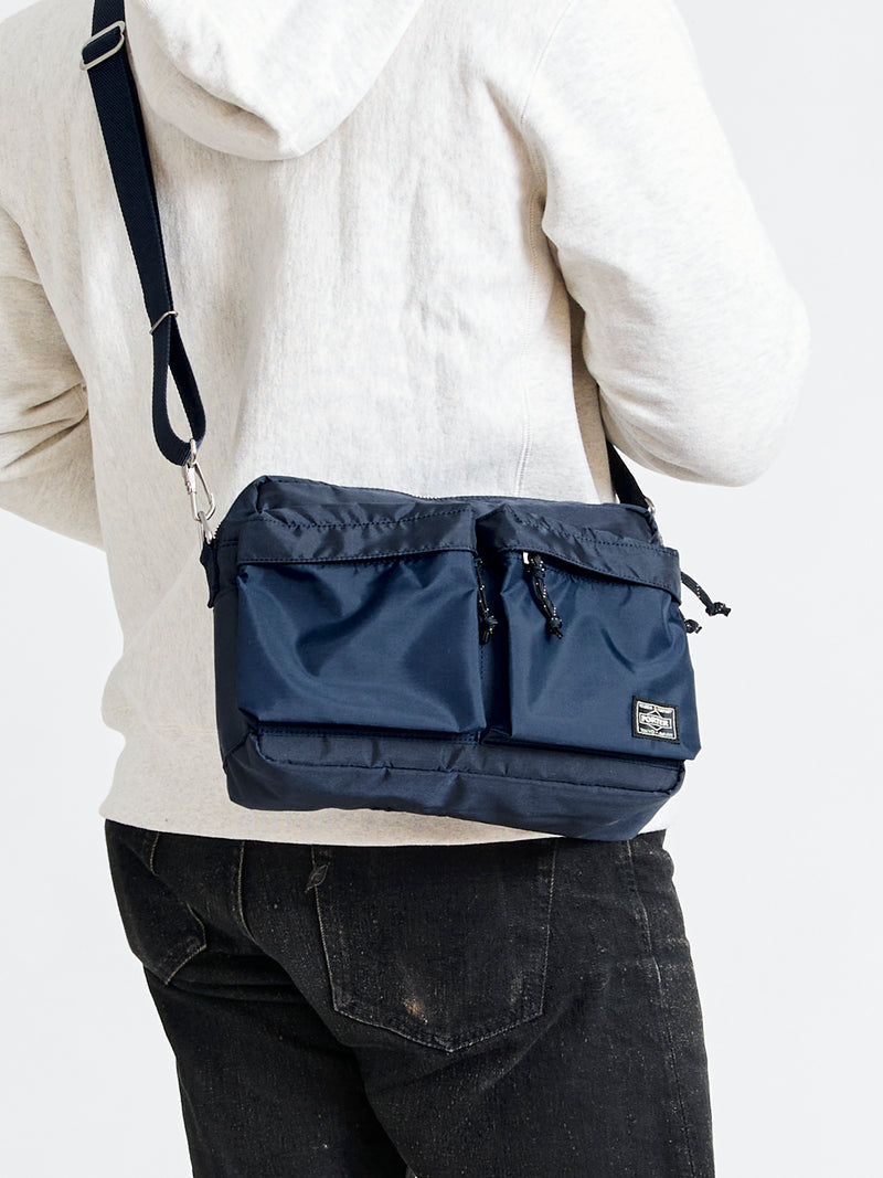 "Force" Shoulder Bag (S) in Navy