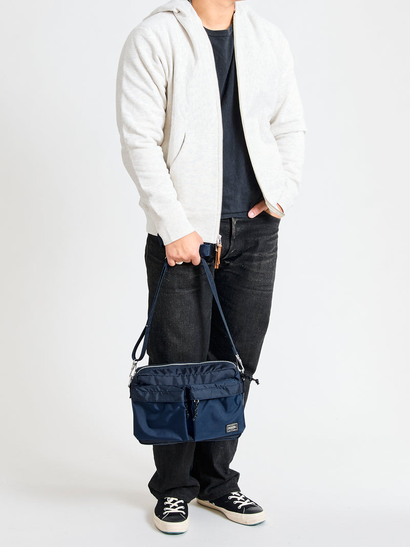 "Force" Shoulder Bag (S) in Navy