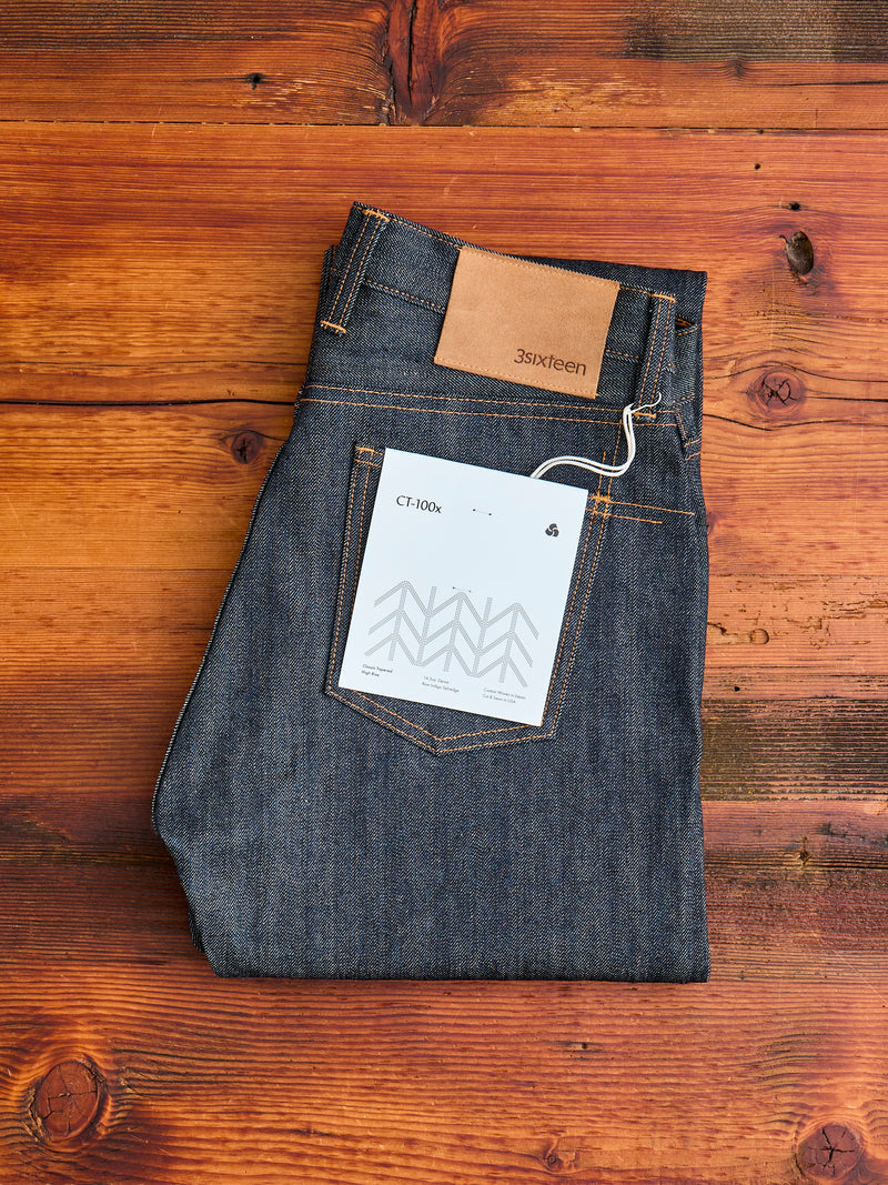 CT-100x 14.5oz Selvedge Denim - Classic Tapered Fit