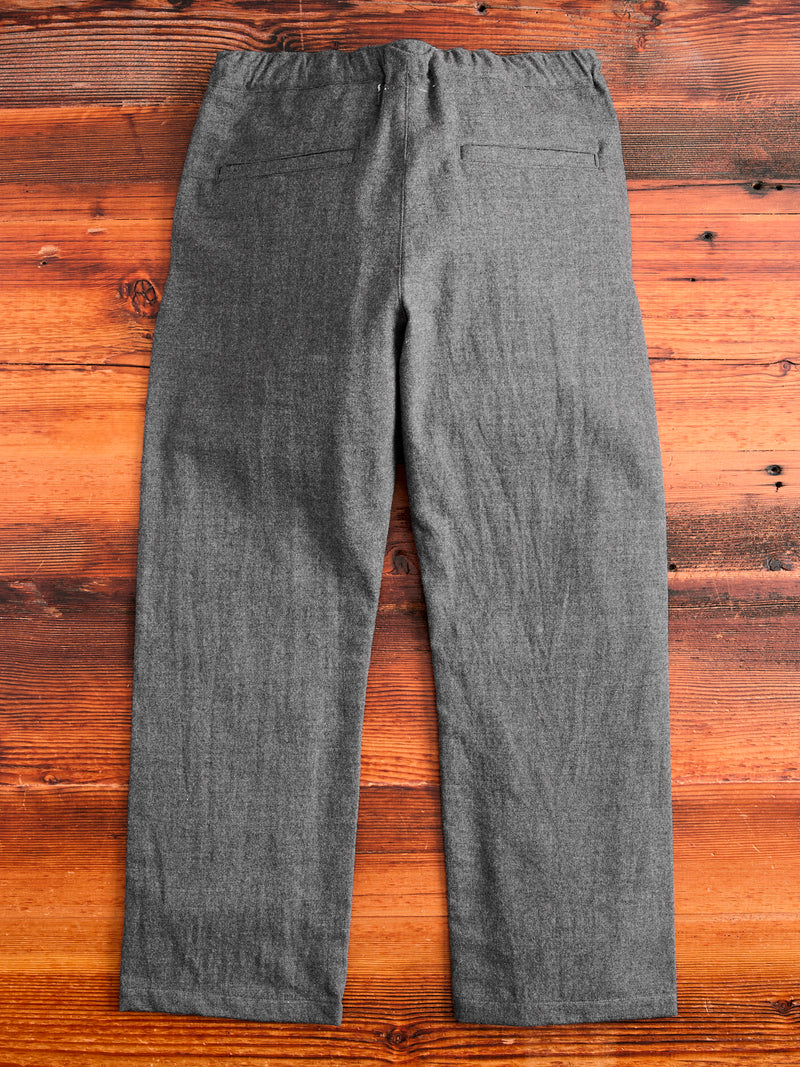 Cotton Wool Easy Pants in Charcoal Grey