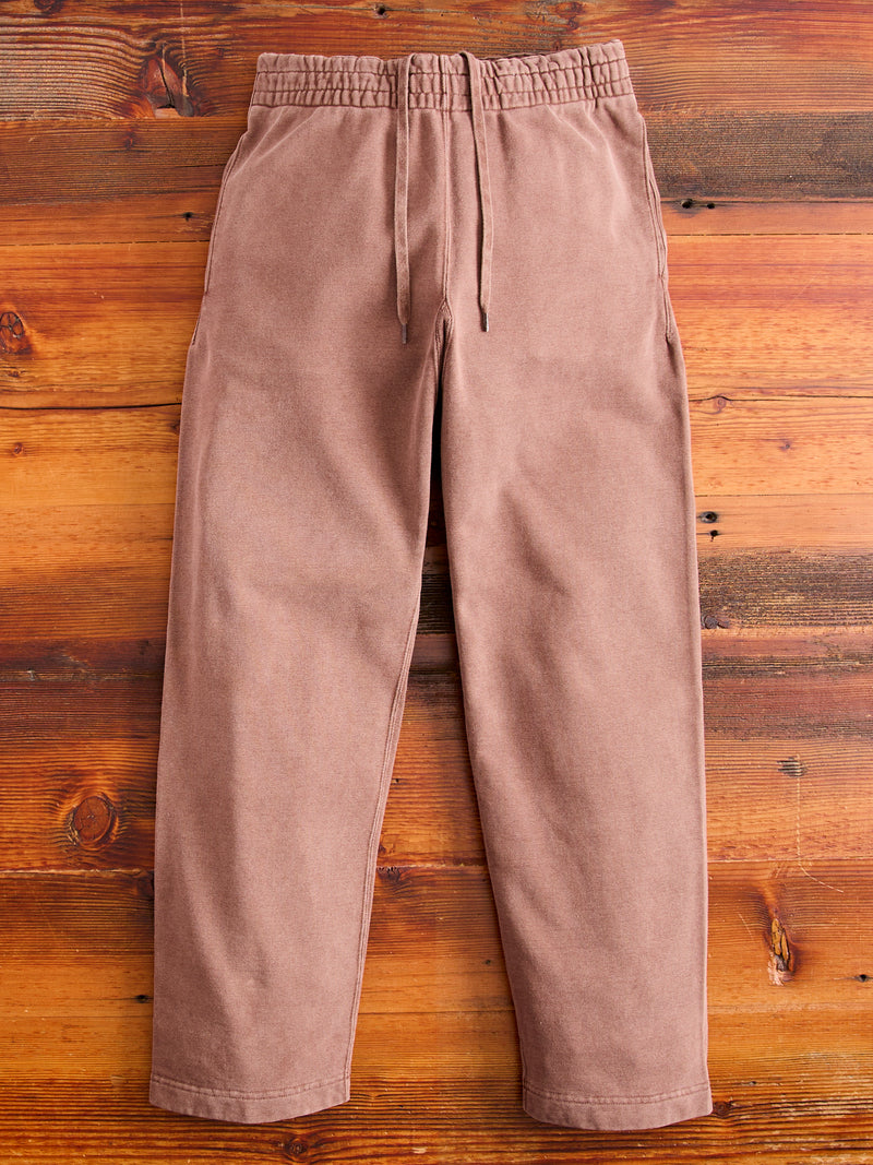 Special Finish Sweatpants in Brown