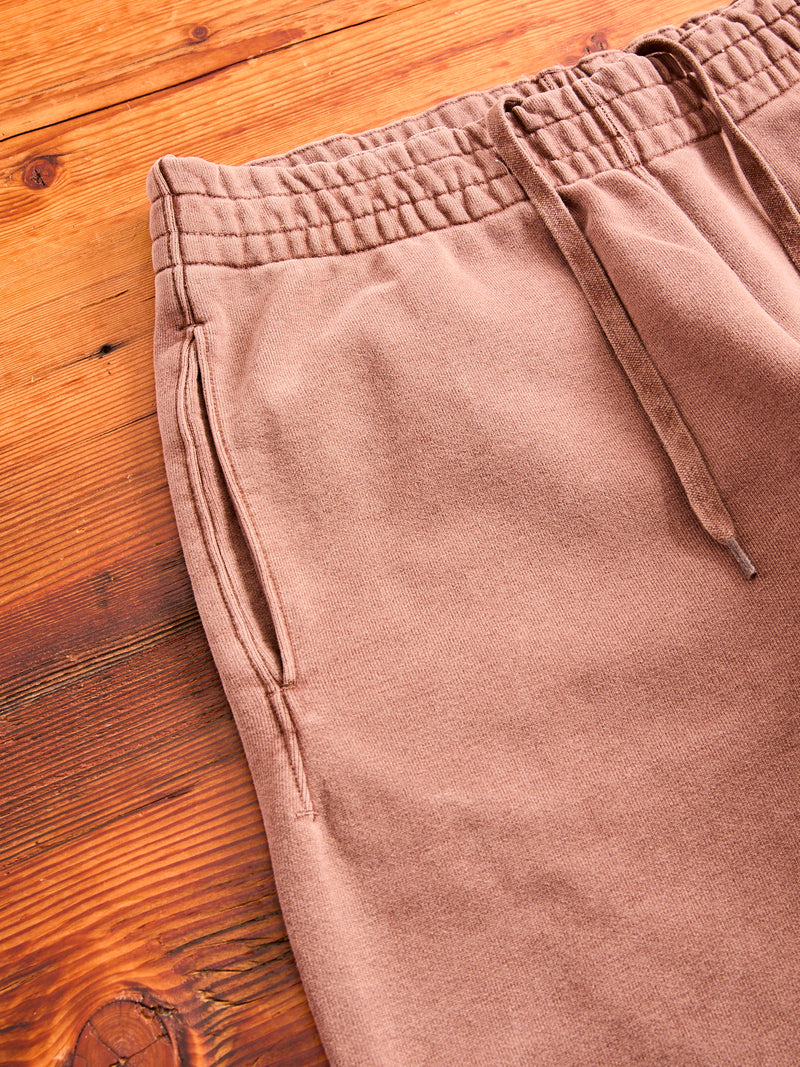 Special Finish Sweatpants in Brown