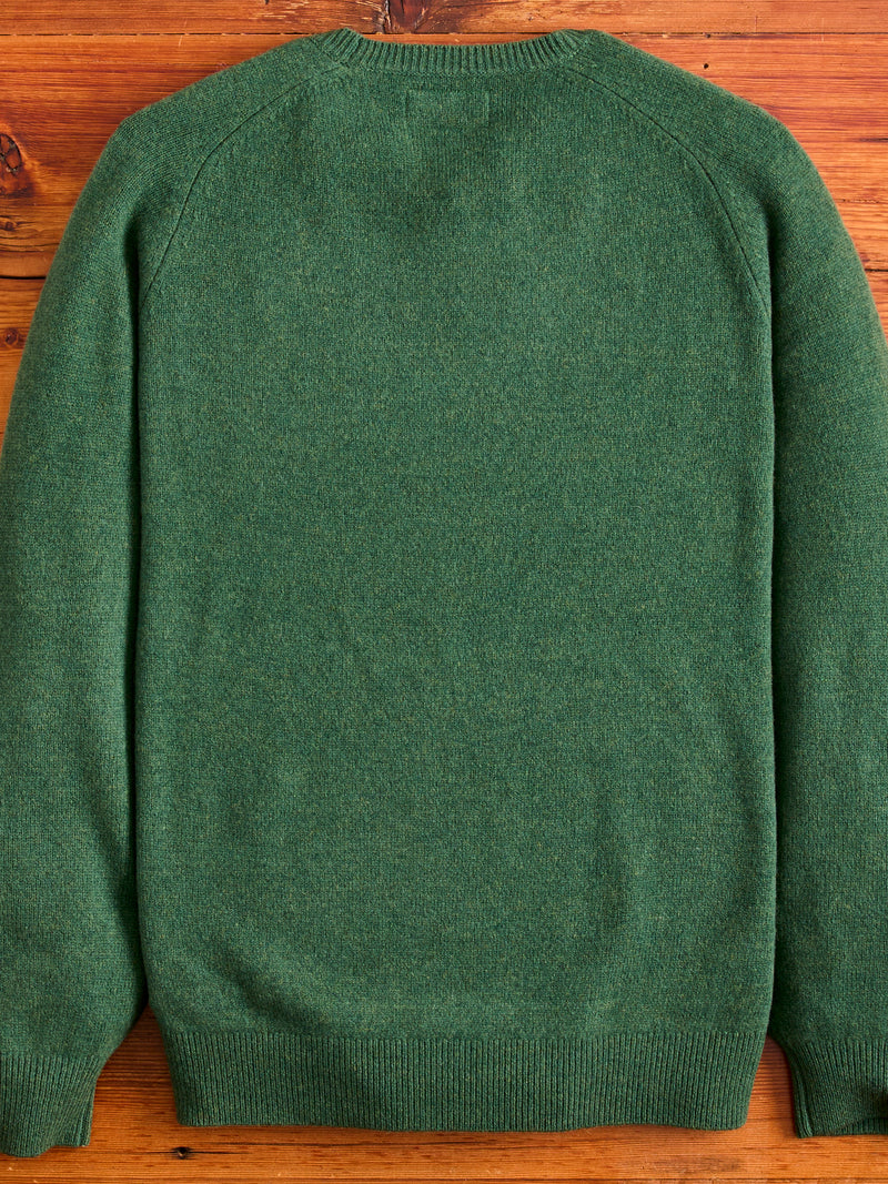 9G Crewneck Knit Sweater in Green