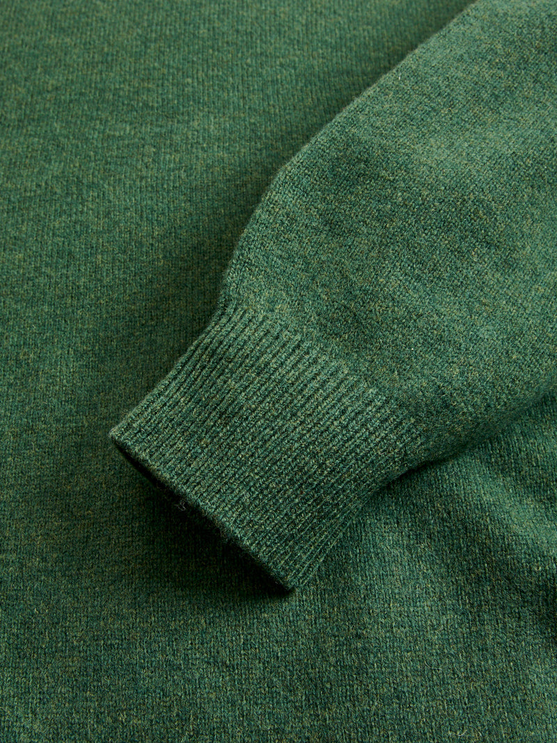 9G Crewneck Knit Sweater in Green