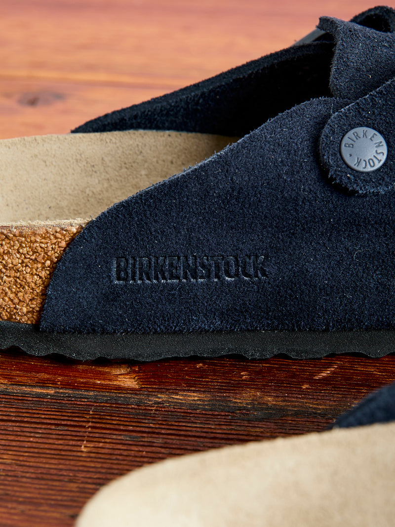 Boston Clog in Suede Midnight