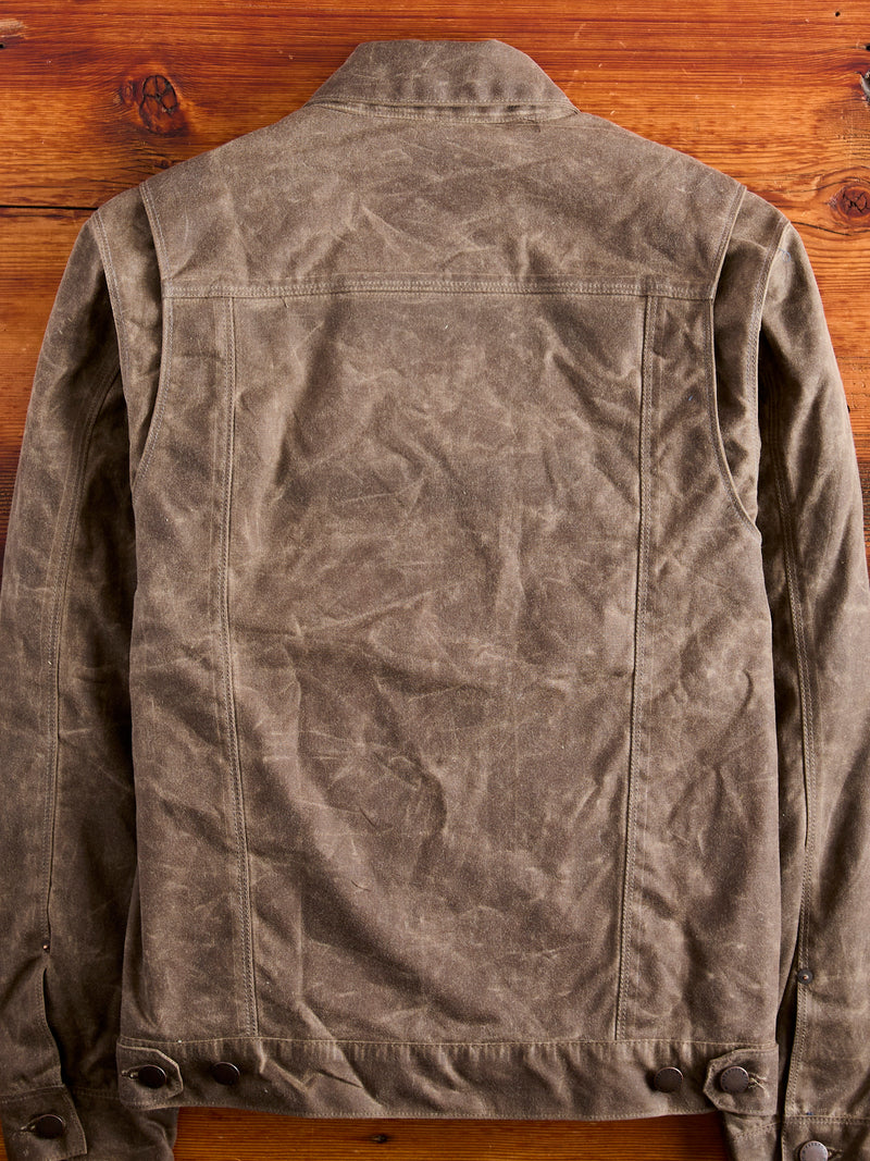 Waxed Canvas Riders Jacket in Oak