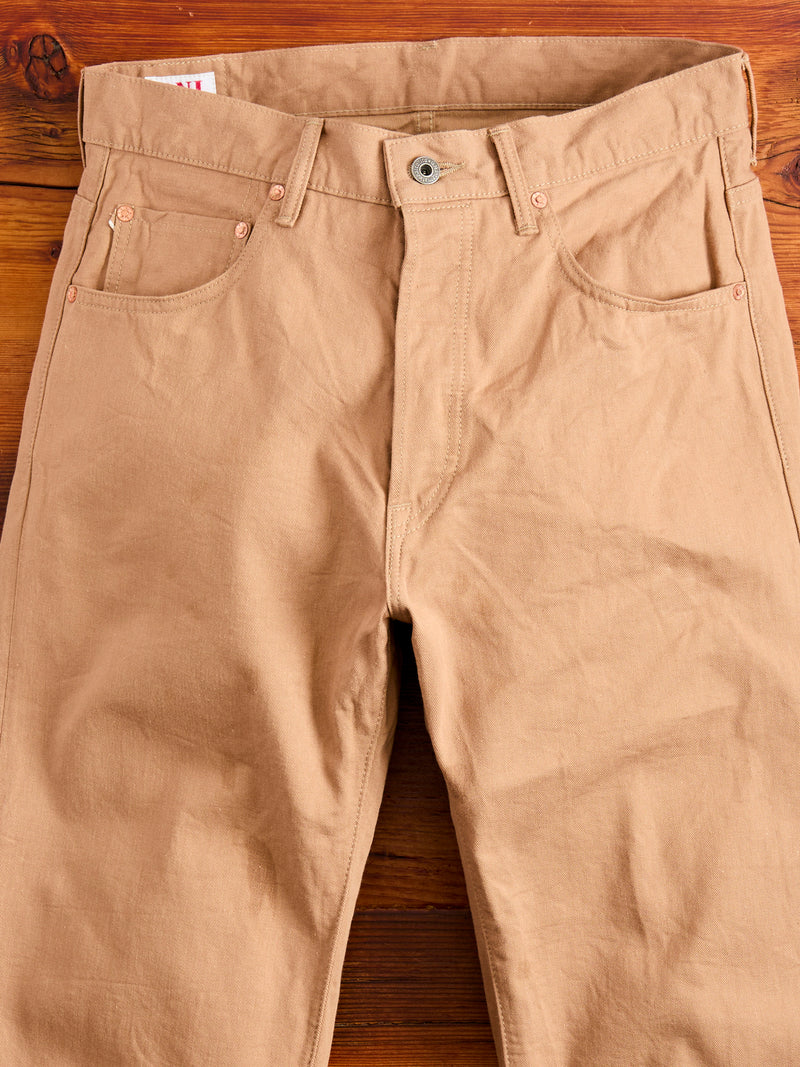 ONI-022-SCKB 10oz Selvedge Chino in Khaki Beige