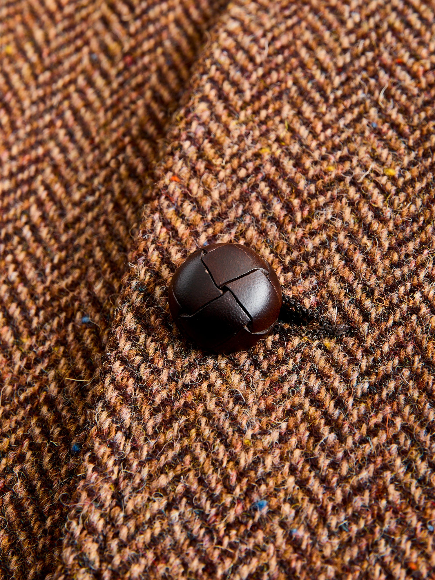 3B Comfort Harris Tweed Jacket in Lt Brown Herringbone – Blue Owl Workshop