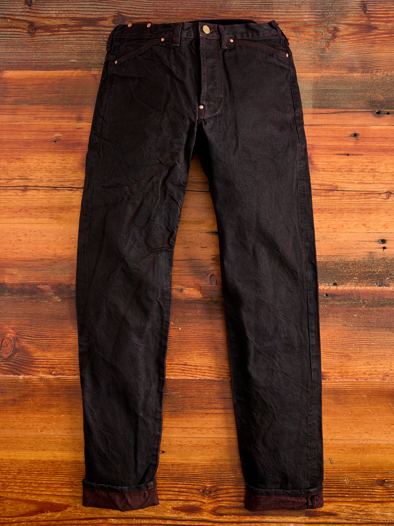 130 "Hadal Library Overdye" 16oz Selvedge Denim - High Rise Taper Fit